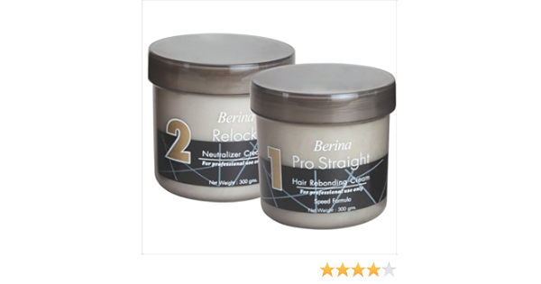 berina pro straight hair rebonding cream