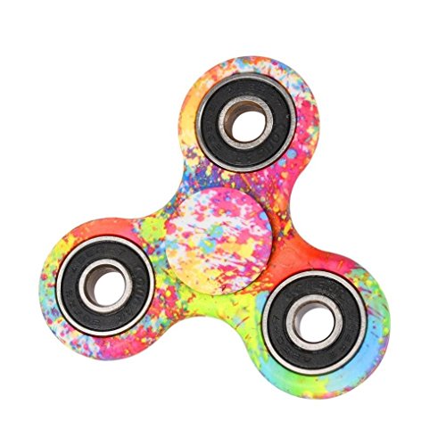 Hand Spinner,Omiky EDC Tri Fidget Spinner Finger Toy for ADD ADHD Anxiety Autism Suffers (Camouflage Graffiti)