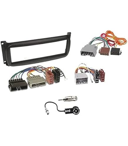 Autoradio 2din Pioneer DIN-Blende & Adapter Set Für Chrysler PT Cruiser 300 Ab 2005 – Radio Einbau Komplett Auto Radio Einbausatz