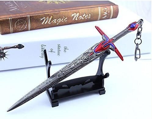 Transformers 5 The last knight Star sword 18 cm alloy weapon key ring Halloween ,birthday Gifts For Children Kids Collection(gun color)