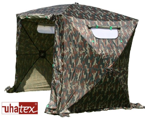 Angelzelt, de pêche individuelle, faltzelt, camouflage, en 30 secondes montée seule.