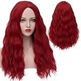 ❣️ STIL: Perücke rot damen, Natürliches Aussehen und weiches Gefühl, gute Textur, starker und langanhaltender Stil,fühlt sie sich an und bewegt sie sich wie Echthaar. Es wird Ihrem eigenen Haar nicht schaden, macht dieser Artikel Sie glänzender und selbstbewusster.