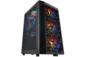 MARS GAMING MARSGAMING MCMESH Negro, Caja PC Gaming, Micro ATX, Diseño Mesh Total, 3x Ventilador FRGB