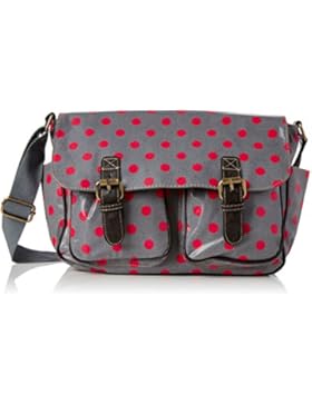 Swanky Swans Damen Ola Polka Dot Tornistertasche, 13x23x33 cm