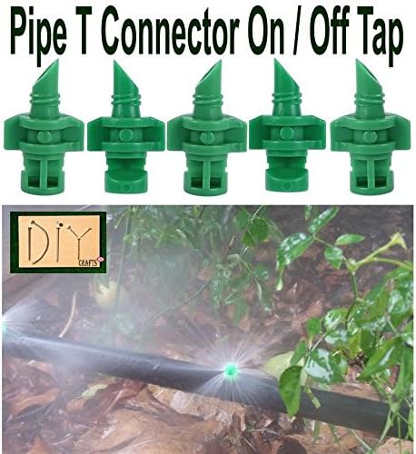 DIY Crafts Artificial Micro Drip Irrigation Kit with Pot (1 Timer; Micro Water Dropper;1 Hose Connector; 1 Universal Faucet Connector; Tubing Tee;1 Teflon Tape; Support Stakes)