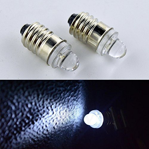 E10 LED Leuchtmittel Petzl Stirnlampe Scheinwerfer Zoom Duo 0,1 W 3 V, weiß - 6