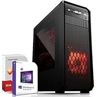 Gaming PC / Multimedia COMPUTER inkl. Windows 10 Pro 64-Bit! - AMD Hexa-Core FX-6300 6x 4,1 GHz Turbo - ASUS GeForce GTX 1050 Ti mit 4GB GDDR5 - 16GB DDR3 RAM - 2000GB HDD - 24-fach DVD Brenner - USB 3.0 - DVI - HDMI - Gamer PC mit 3 Jahren Garantie!