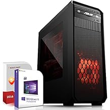 Gaming PC / Multimedia COMPUTER inkl. Windows 10 Pro 64-Bit! - AMD Octa-Core FX-8320E 8 x 4000 MHz - AMD Radeon RX 480 mit 4GB GDDR5 - 16GB DDR3 RAM - 1000GB HDD - 24-fach DVD Brenner - USB 3.0 - HDMI - DVI - Gamer PC mit 3 Jahren Garantie!