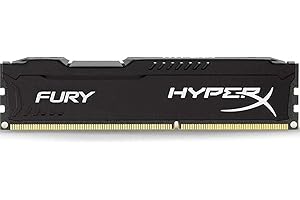 HyperX FURY Series 8GB DDR3 1600MHz CL10 DIMM Memory Module - Black