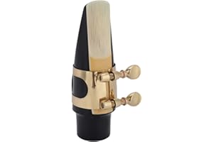 Demeras Bocchino per sassofono contralto, set di bocchini per sax in ABS con cappuccio e fibbia in metallo per ance Accessori per sax, accessori da gioco,Accessori per strumenti a fiato