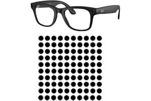 Enzemit 100pcs LED Light Blocking Stickers for Ray-Ban Meta Wayfarer/Skyler/Headliner Accessories and RayNeo V3, Blackout Stickers Light Dimming Sticker for Smart Glasses (For Ray-Ban Meta)
