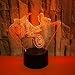 Produktbild 3D LED Optische Täuschung Die Lampen Nachtlicht, 7 Farben Touch Kunst Skulptur Lichter Mit USB Kabel Schlafzimmer Schreibtisch Tischdekoration Die Lampe Für Kinder Erwachsene, Stunt-Motorrad