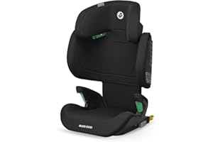 Maxi-Cosi RodiFix M i-Size, Kindersitz mit hohem Rücken, 3,5–12 Jahre, 100–150 cm, ISOFIX-Kindersitz, G-CELL Seitenaufprallschutz, verstellbare Höhe, schnelles und einfaches Anschnallen, Basic Black