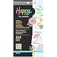 Happy Planner Sticker Pack, Easy-Peel Multicolour Stickers for Journals, Diaries, and Calendars, Scrapbook Accessories, Tiny Florals Theme, 30 Sheets, 828 Stickers Total