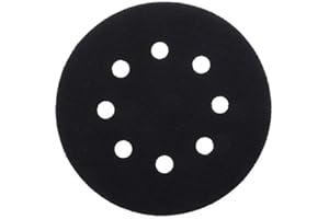 BELTI Tampone di Protezione, 5 Pollici (125 mm) 8 Fori Tampone di Protezione della Superficie Ultrasottile per platorelli e Dischi abrasivi Hook & Loop Spugna Sottile