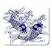 Produktbild Mouse Pads Fish Blue Wave Japanese Carp White Japan Painting Mouse Pad for notebooks,Desktop Computers mats Office Supplies