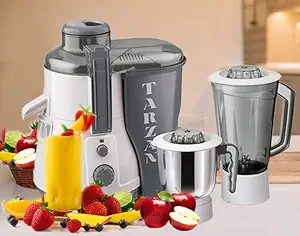 SFI Tarzan Juicer Mixer Grinder JMG 0122 (P Series), 900 Watt Heavy Duty Double Ball Bearing Motor , 2 Jar with 2 year Warranty