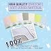 100% Organic Cotton Premium Fitted Cot Sheet - made especially to fit the Bedside crib Next to Me