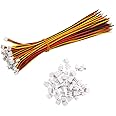 YIXISI 50 Pairs Mini Micro JST-ZH 1.5mm 3-Pin Connector Plug with Wires Cables 15cm