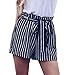 Produktbild CLOOM Kurze Hosen Damen Sommer Shorts High Waist Leggings Sporthosen Kurze Shorts Hot Pants Stretch Short für Fitness, Laufen Yoga Sportshorts Badeshorts Boardshorts Strandshorts (S, Marine)