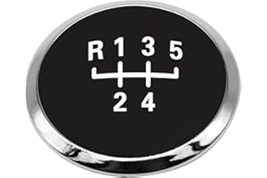 HISports Gear Stick Plate Cover 7H5711144C Compatible with Transporter T5 T6 2003-2011 Gear Knob Stylish Cover Car Interior Decoration 5 Speed