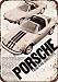 Produktbild KellyPlaques 1974 Porsche Targa Vintage Look Reproduktion Metall blechschild