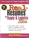 Image de Real-Resumes for Supply & Logistics Jobs (Real-Resumes Series) (English Edition)