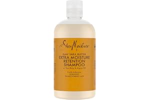 SheaMoisture Extra Moisture Retention Shampoo för skadat hår Raw Shea Butter fritt från silikon och sulfat 384 ml
