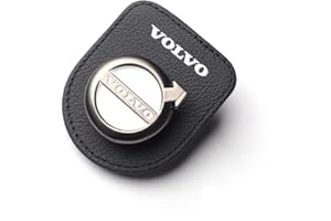 VO DESIGN AIYING Pelle, Porta Occhiali da Sole per Auto, Clip Occhiali da Sole per Auto, Clip Biglietti, Accessori Decorazione Interni, per Volvo XC60 S40 S60 S90 XC40 XC70 XC90 V40 V60 V90 S80 S80L,bla-CK