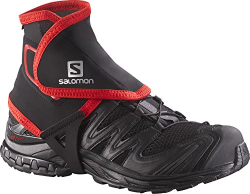 Salomon-1-Paar-Hohe-Gamaschen-Trail-Gaiters-High-Synthetik-Mischgewebe-Schwarz