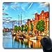 Produktbild Luancrop Mousepads Reise Trave Fluss Lübeck Deutschland Stadt Schleswig Holstein Parks Outdoor View Oblong Gaming Mousepad rutschfeste Gummimatte