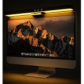 51cm Monit&ouml;r &Uuml;St&uuml; Masa Aydınlatma Işığı - Şiddeti Ayarlanabilir 3 Farklı Işık rengi &Ccedil;alışma Lambası - LEd Bar - G&ouml;z Koruyucu 