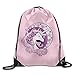 Produktbild Cute Little Cat Drawstring Bag Backpack Draw Cord Bag Sackpack Sport Bag Gym Bag Large Lightweight Gym for Men and Women Hiking Swimming Yoga