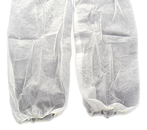 10 x PP Einweg Overall Schutzkleidung Schutzanzug weiß mit Kapuze Größe M, L, XL, XXL & XXXL - 3