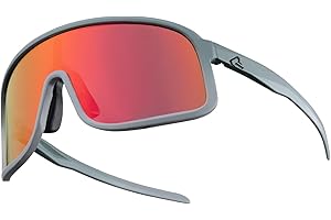 ROCKBROS Fahrradbrille Polarisiert Outdoor Cycling Glasses Fahrradbrille MTB Rennrad Sportbrille für Damen und Herren