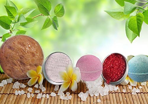 Sweet Willow® Luxurious Dead Sea Bath Collection-Deep Cleansing 2 in 1 Sea Spong-Relaxing Dead Sea Mineral Salts Soothing 100% Dead Sea Salts 2 x Fizzy Bath Bombs-Vegan &amp; Cruelty Free