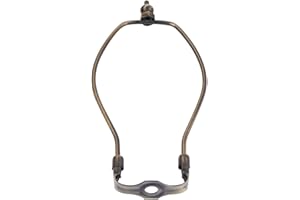 OSALADI Paralume Supporto per Arpa Paralume Staffa Illuminazione Fai da Te Parti di Ricambio Accessori per Ufficio Negozio Casa 8 Pollici (Bronzo)