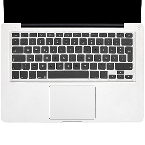 Silikon Tastaturschutz, HOOMIL Hauchdünner Tastatur Schutzfolie für Apple MacBook Air 13“/ Pro Retina 13“ – Transparent - 2