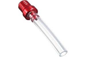 SITRDA Fuel Tank Breather Pipe,Anti Reverse Gas Fuel Petrol Tank Cap Valve Vent ATV Dirt Bike (Red)