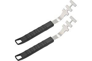 PGONA AIDIRui 2 Stück hitzebeständige Grillrostheber Anti-Verbrühung Grillrost Heber Werkzeug BBQ Werkzeuge Zubehör für Camping