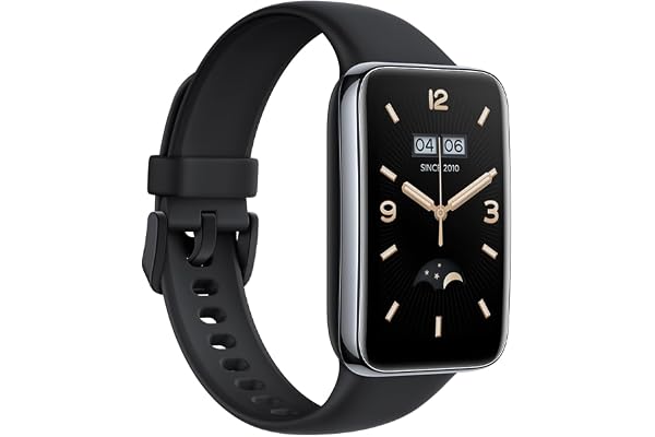 XIAOMI Smart Band 7 Pro Noir Tracker d'activité Sport, étanche, Suivi santé, 110 Modes d’Exercices, 12 Jours d'autonomie, 100 Cadrans - Version FR