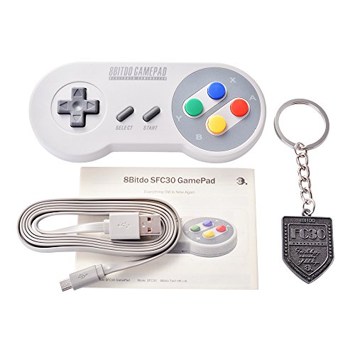 8Bitdo SFC30 Wireless Gamepad Bluetooth Controller with Classic Joystick for IOS Windows Android