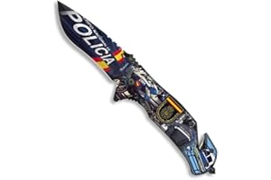 Tiendas LGP Albainox – 18461– H. 8,2 cm. Navaja ALBAINOX - CNP Impresión Fotográfica 3D -Herramienta para Caza, Pesca, Camping, Outdoor, Supervivencia y Bushcraft