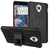 ImagineDesign™ Defender Tough Hybrid Armour Shockproof Hard PC + TPU with Kick Stand Rugged Back Case Cover for One Plus 1+3 OnePlus 3 / OnePlus 3T - Black RS.295 (77.00% Off) - Amazon