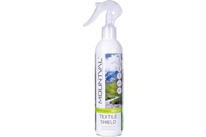Kaps Mountval Textile Shield (2x300ml/300ml), Solution Imperméable à Pulvériser de Haute Technologie pour Équipements et Vêtements D'extérieur, Spray GORE-TEX Imperméable, Respirant, Sans Solvant