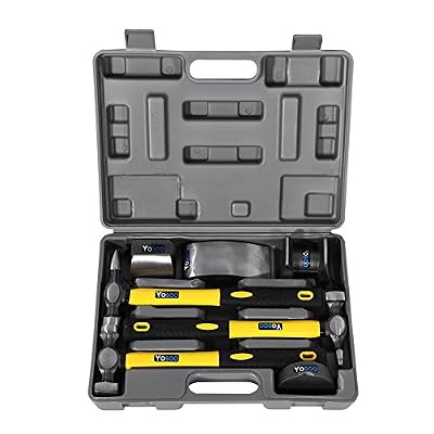zerone Débosselage Carrosserie sans Peinture, Réparation Dent de Paintless 7pcs Carrosserie Outil Extracteur Réparation de Voiture Automobile Rayure Suppression Dent Kit Retrait