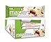 Produktbild MaxiNutrition Proteinriegel weiße Schokolade-Erdnuss - Zuckerarmer Eiweißriegel für den Snack zwischendurch - 18 x 45 g Protein Riegel