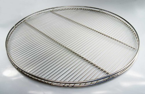 Edelstahl Grillrost 80 cm rund mit Reling Schwenkgrill mit 3 Aufhängeösen Grill Neu