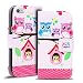 Produktbild iPhone 7 Muster Hülle, Conie Mobile Handytasche Bookstyle Schutzhülle Motiv Bilderhülle Wallet Tasche, PU Leder Tasche