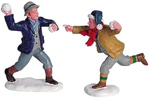 Juego Lemax, diversión con Nieve en Navidad, 2 Piezas